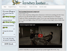 Tablet Screenshot of lyndseyluther.com